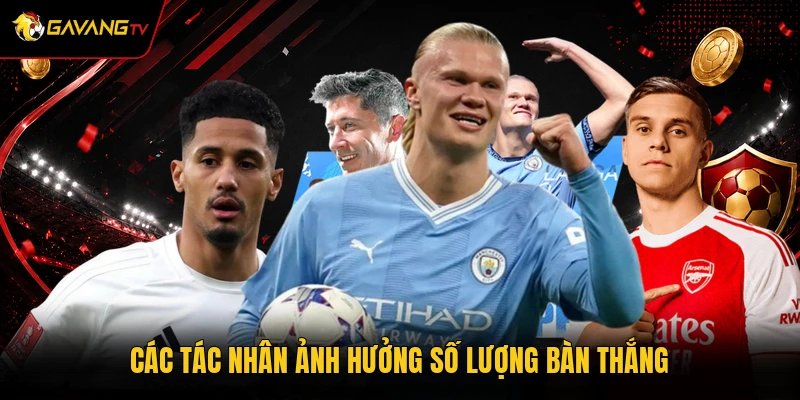 Các tác nhân ảnh hưởng số lượng bàn thắng