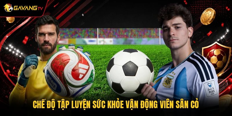 Chế độ tập luyện sức khỏe vận động viên sân cỏ