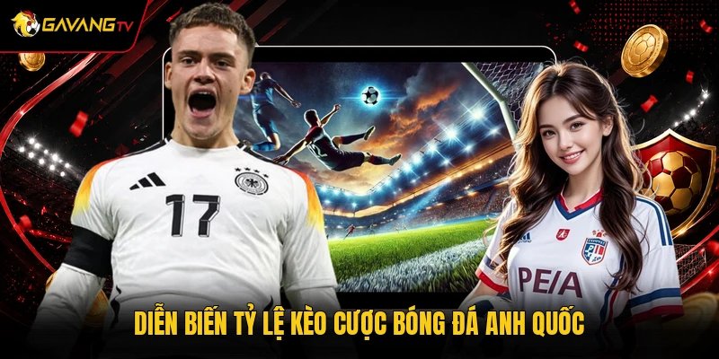 Diễn biến tỷ lệ kèo cược bóng đá Anh quốc