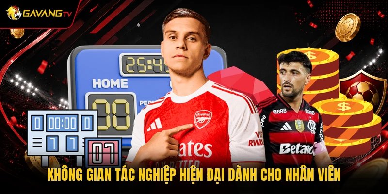 Không gian tác nghiệp hiện đại dành cho nhân viên
