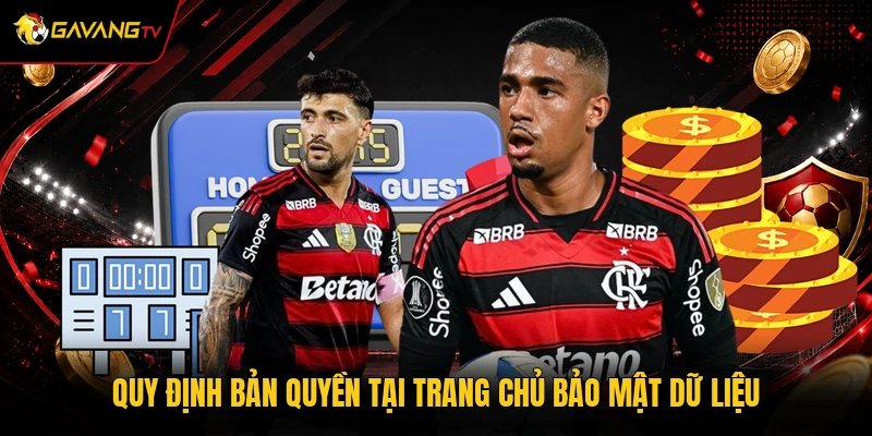Quy định bản quyền tại trang chủ bảo mật dữ liệu