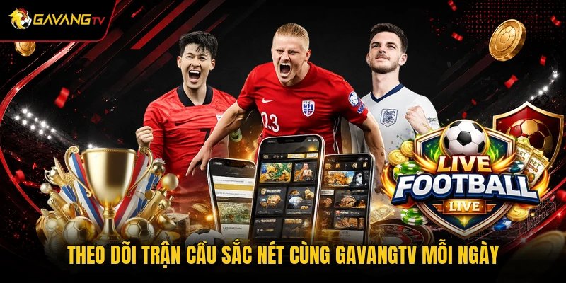 Theo dõi trận cầu sắc nét cùng GavangTV mỗi ngày
