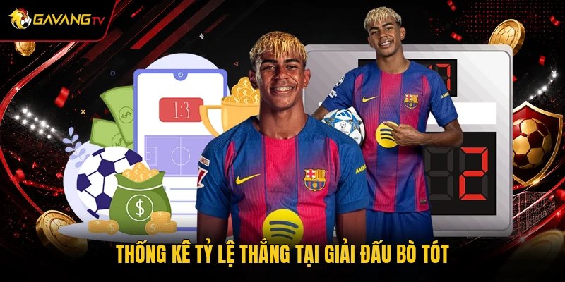 Thống kê tỷ lệ thắng tại giải đấu bò tót
