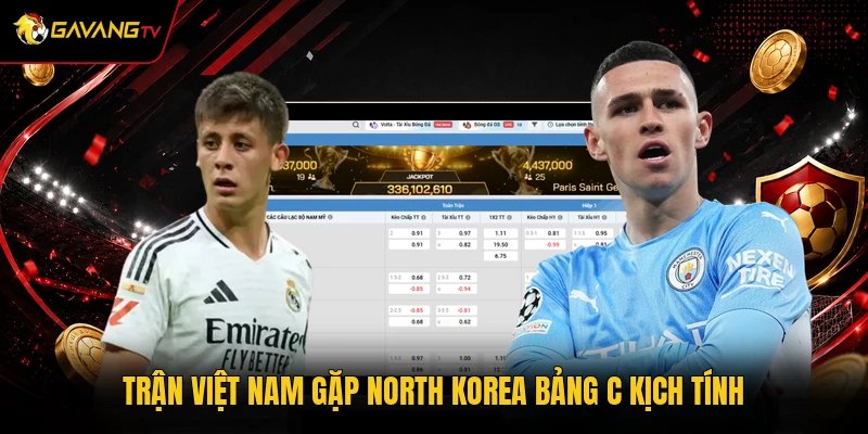 Trận Việt Nam gặp North Korea bảng C kịch tính