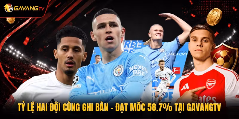 Tỷ Lệ Hai Đội Cùng Ghi Bàn – Đạt Mốc 58.7% Tại GavangTV